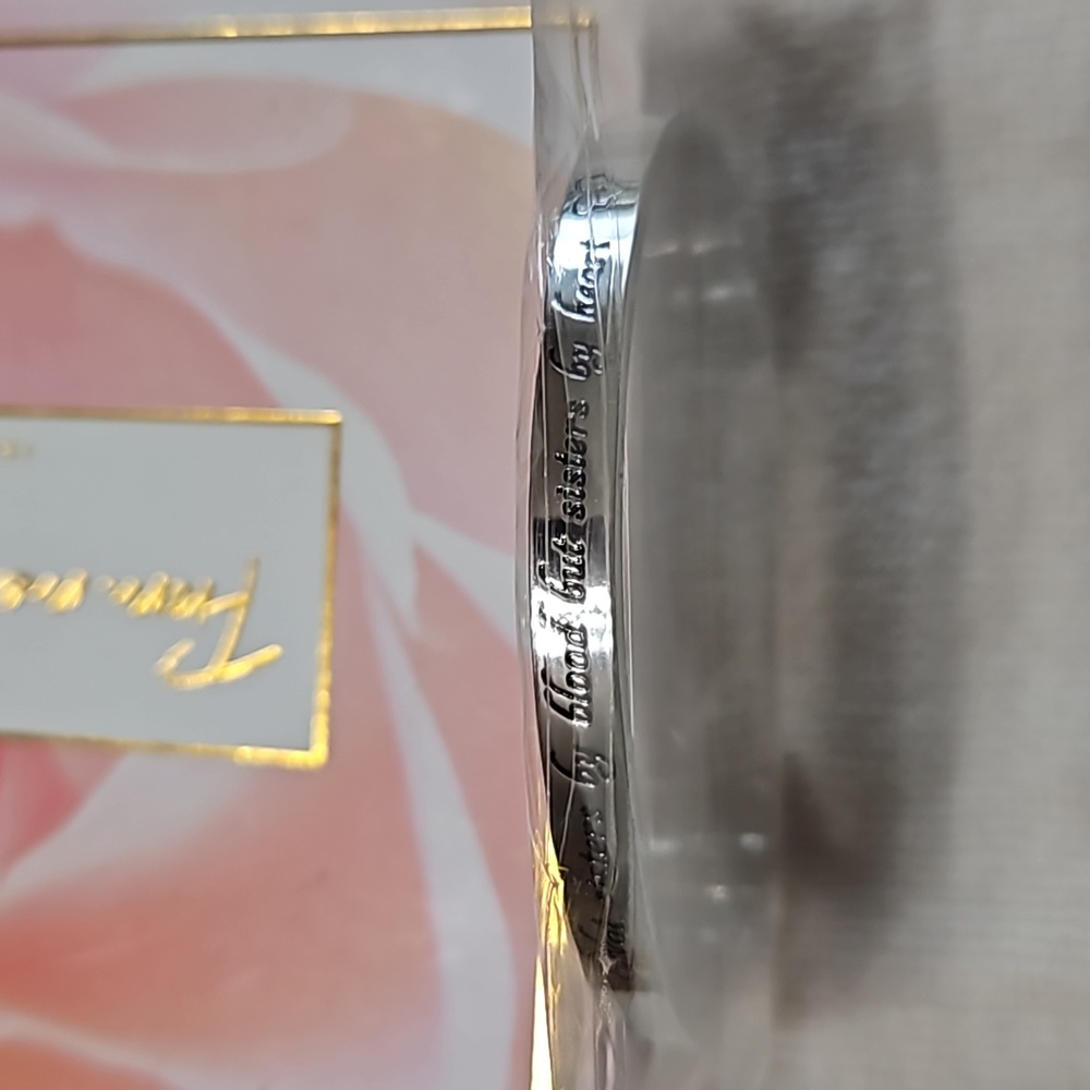 Not sister by blood but sister's by heart bracelet